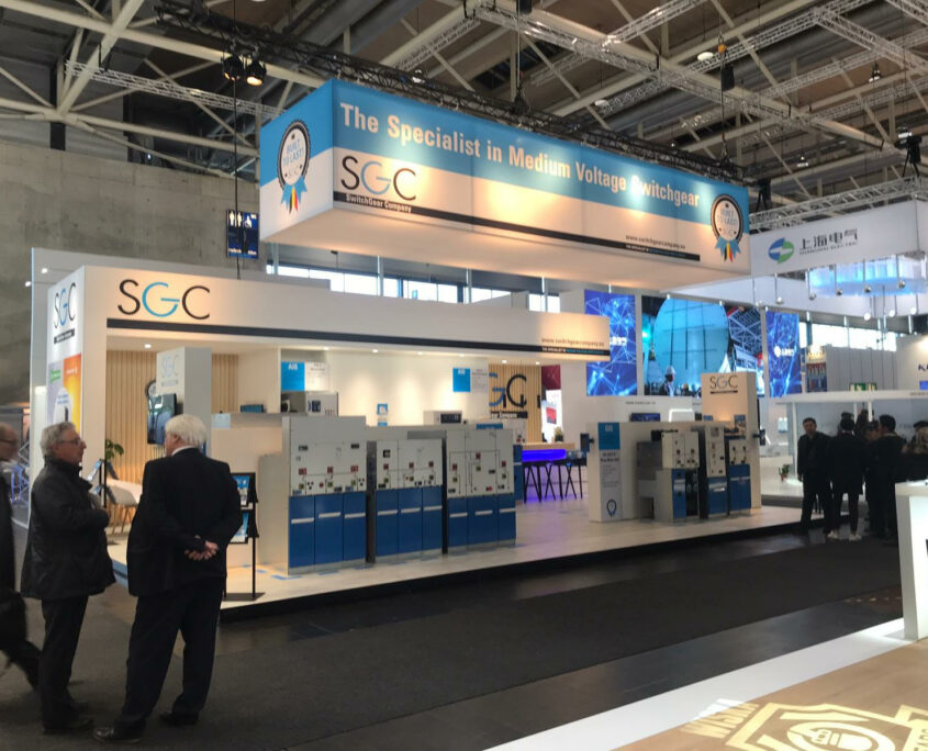 SGC - The Specialist in Medium Voltage Switchgear at trade show in Hannover