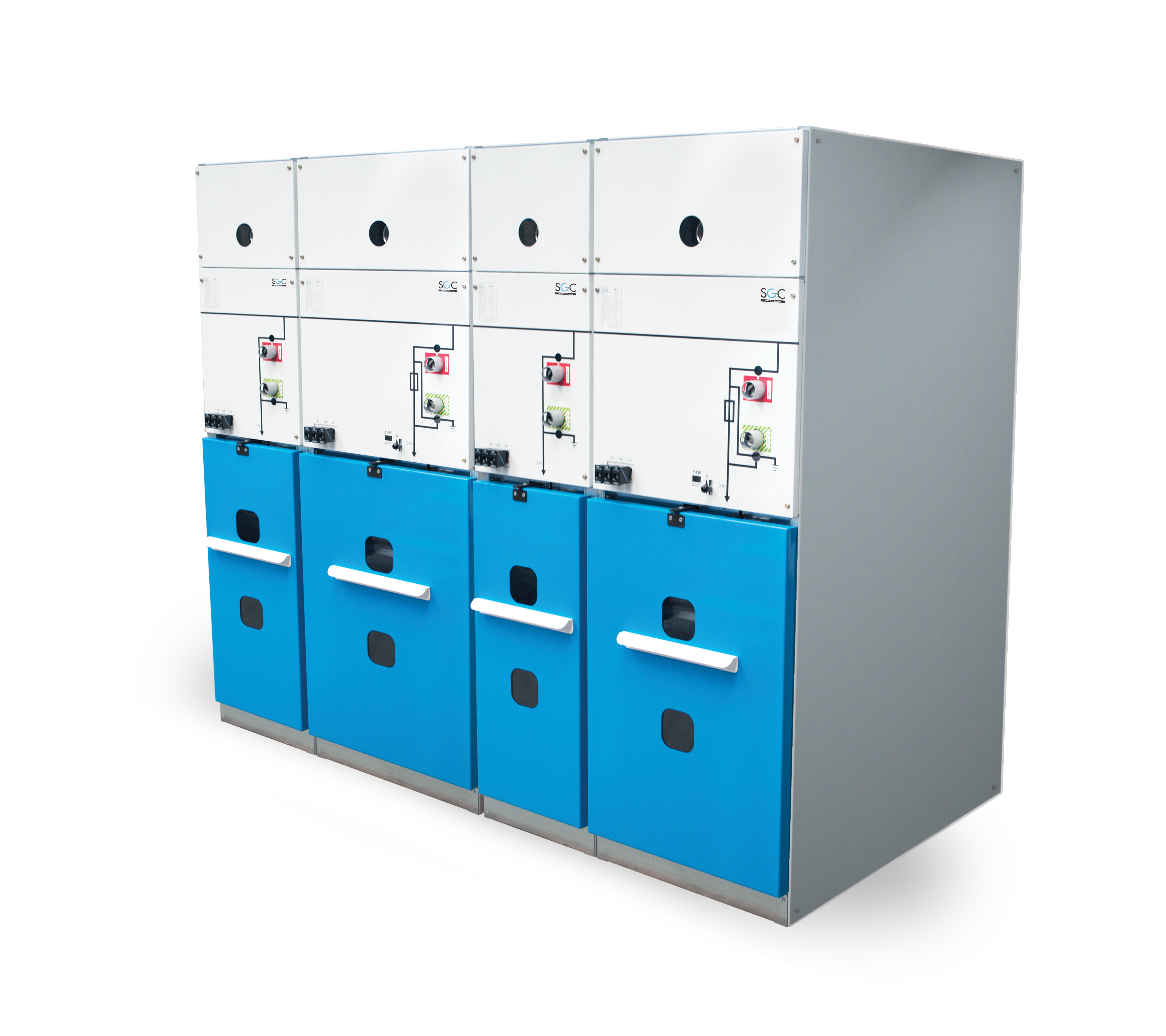 Gas insulated switchgear: DI-2 with 3-position load break switch