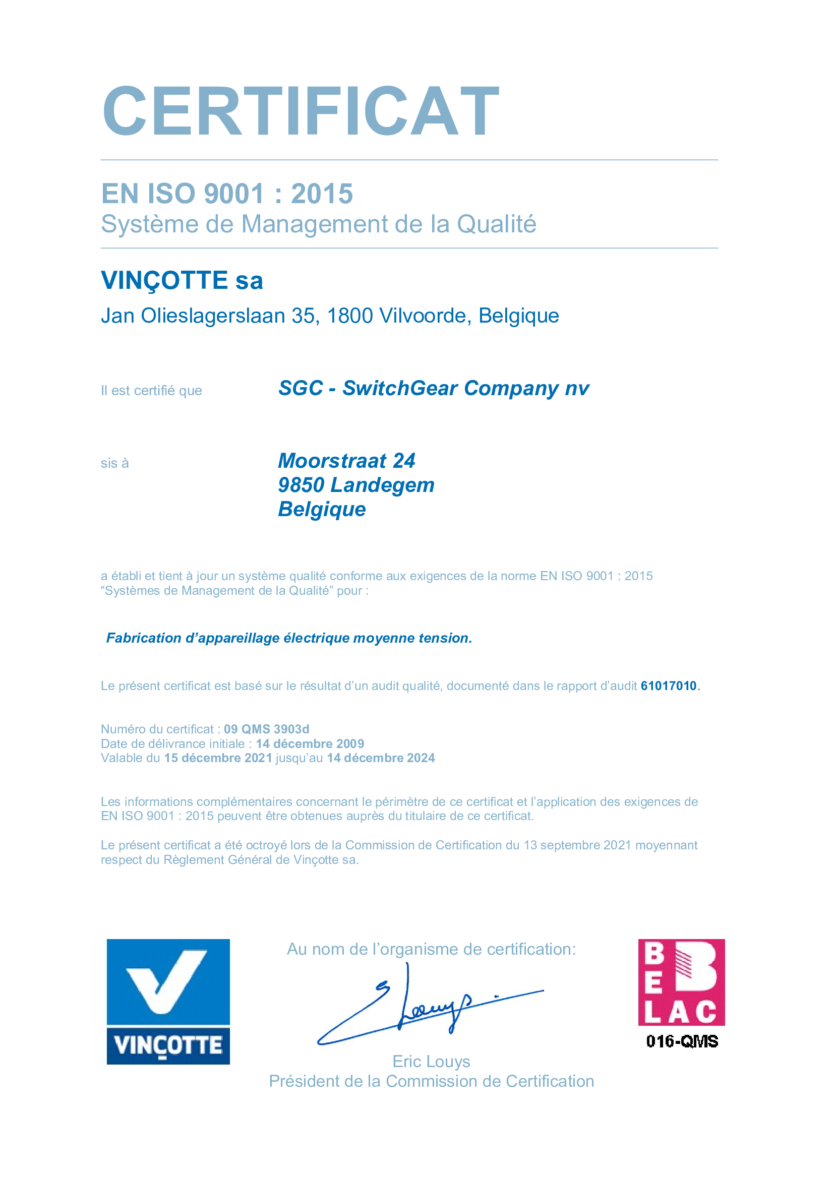 SGC-ISO-certificate-Fabrication-dappareillage-électrique-moyenne-tension