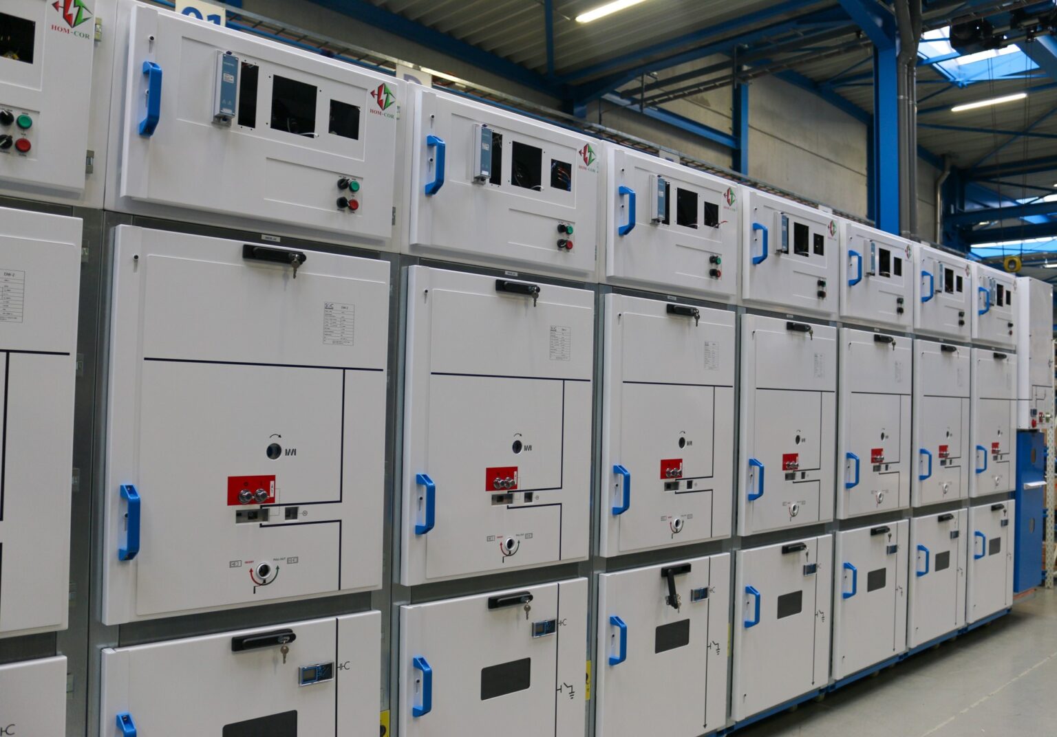 DW-2 cubicles for our reseller's customer - Switchgear Company